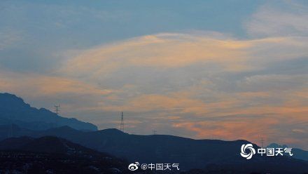 落日余晖|一抹夕阳美如画 北京天空云朵金灿灿