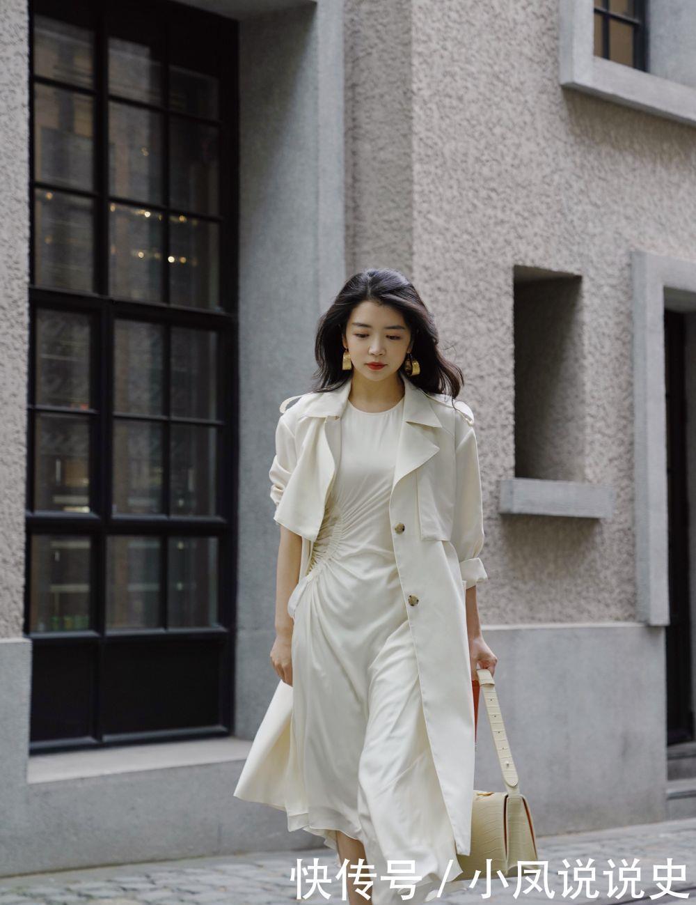 有肚子的四十岁女人别只会“塞衣角”,流行藏腹穿法,显瘦又时髦