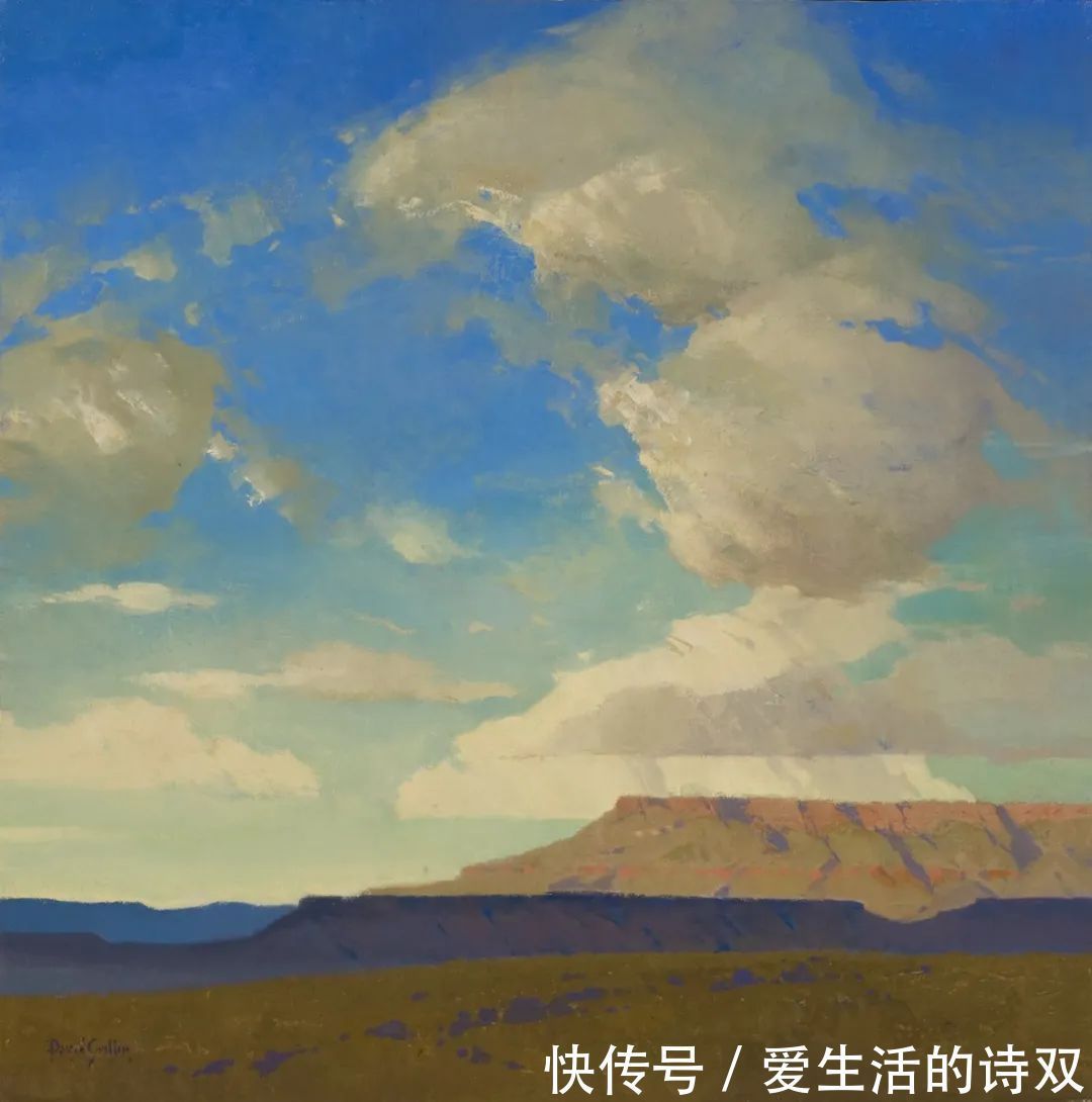 卢伯克$大卫·格里芬的风景油画高清图,放大看,更迷人