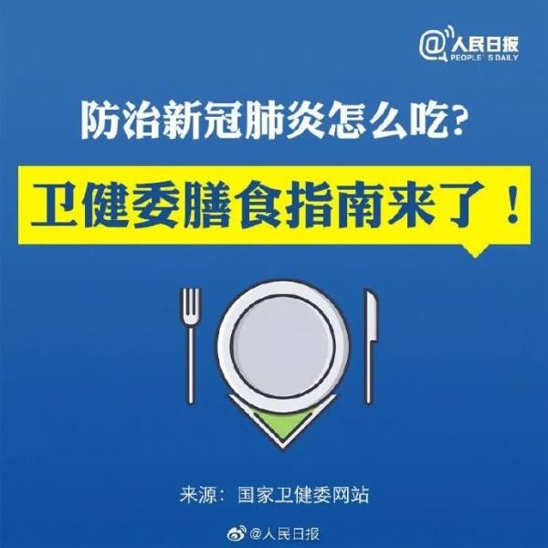 指导|疫情期间怎么吃？权威营养膳食指导快收好！