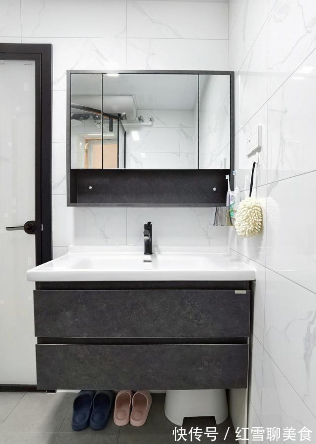 玄关|80平三房装修花了35W，婆婆负责监工，全屋效果美滋滋，太幸福了