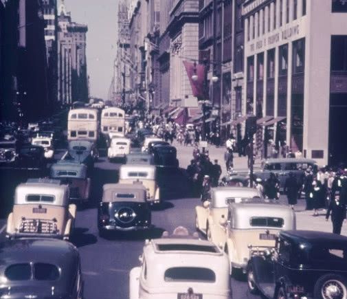 1980年时期的曼哈顿街景 美国纽约的金融 商业中心地 快资讯