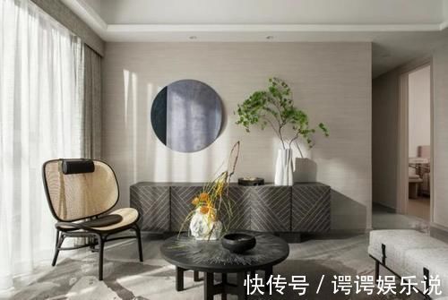 诗情画意|看了她122㎡新家,才懂得何为中式风,入户第一刻,便是诗情画意