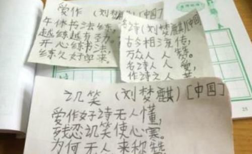 小学生＂打油诗＂走红，幽默搞笑有天赋，但家长看到直呼：头大