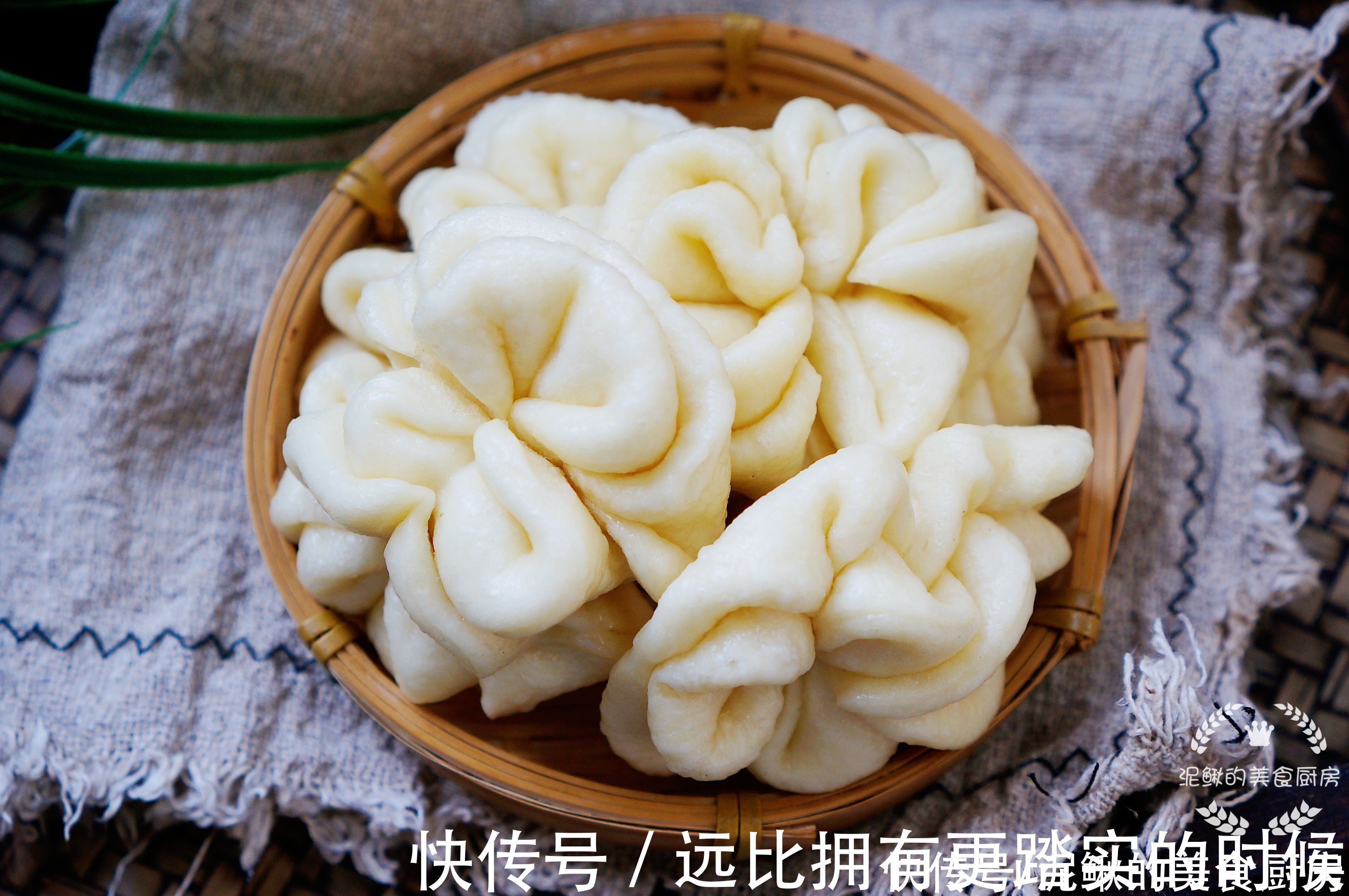 花卷|蓬松好吃的花卷,一次发酵,做法简单,口感暄软全家爱