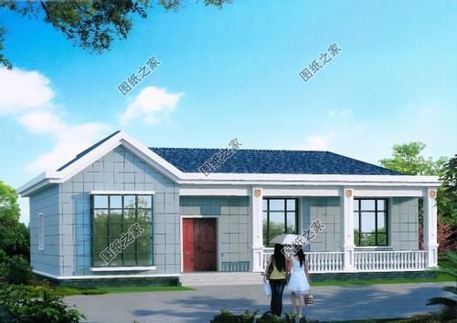 三合院|乡村普通别墅房子户型图,这几款最受农村朋友的青睐,一起来看看吧