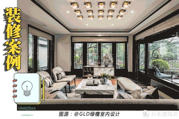 中式|园中有屋,屋中有院,200㎡园林别墅,这对夫妻将生活过成了诗