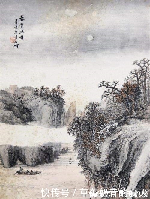 水墨|海派艺术家大家吴石仙经典水墨山水画作品欣赏