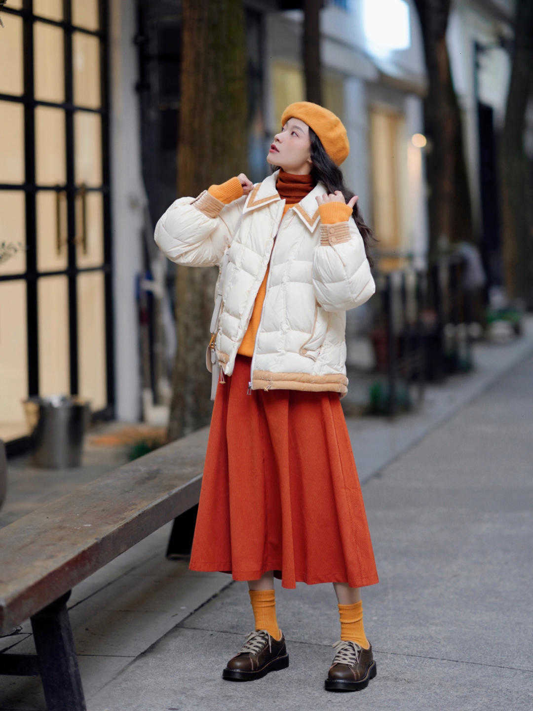 毛衣|最近秋冬有种火叫毛衣+半裙,照着穿都好看,温暖了整个秋冬,太洋气了