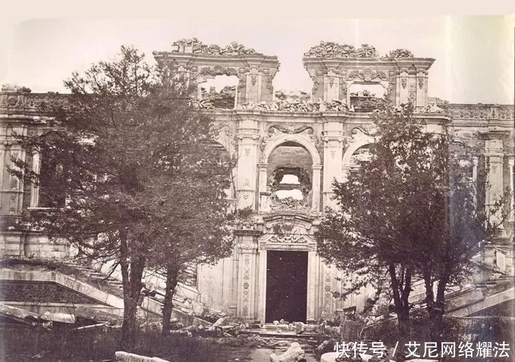 圆明园|大火后的圆明园,那时还没今天这么破败,最后一张珍贵(组图)
