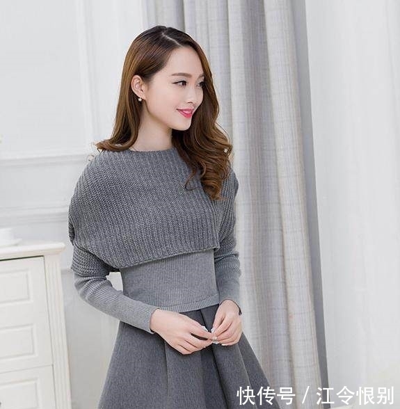 s曲线|韩版针织连衣裙,飘逸时尚,穿出不一样的美,让您尽显优雅女人味
