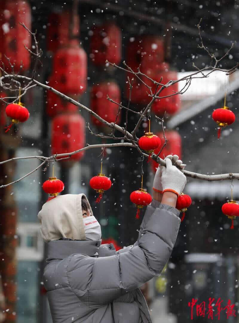 记者|北京迎来2022年第一场雪