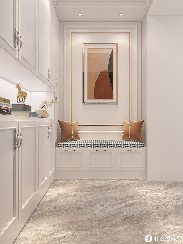 轻奢风|162㎡美式轻奢风装修设计，温馨感十足，还很前卫，客厅感觉很惊艳