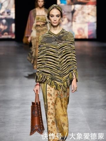 扎染|迪奥2021春夏系列的第二波,印花和扎染,让服装浪漫,更有趣味