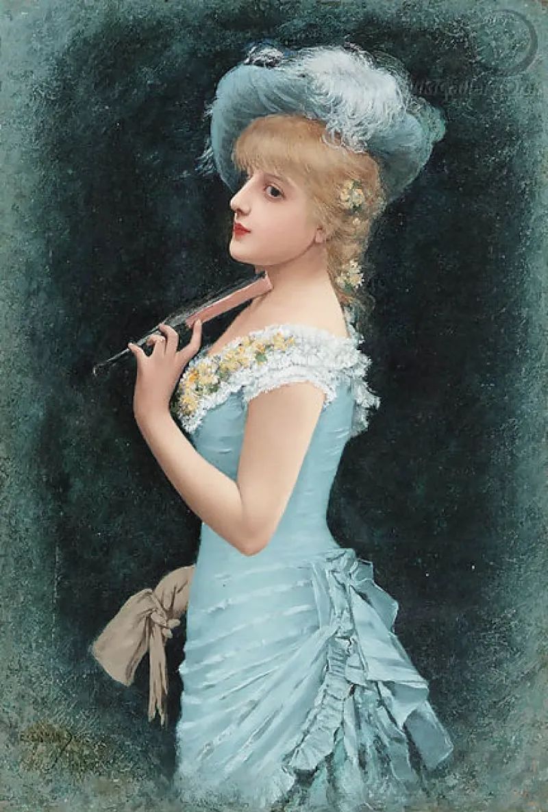 女性&埃米尔油画里的女性,无以名状之美!