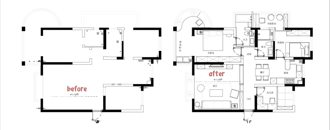 色系|平靜喜悅、溫暖秩序的現代極簡空間