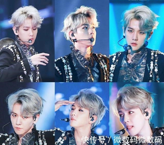 打扮 就是按照洋娃娃来打扮的吧!历数年末大赏伯贤超绝妆容概念!