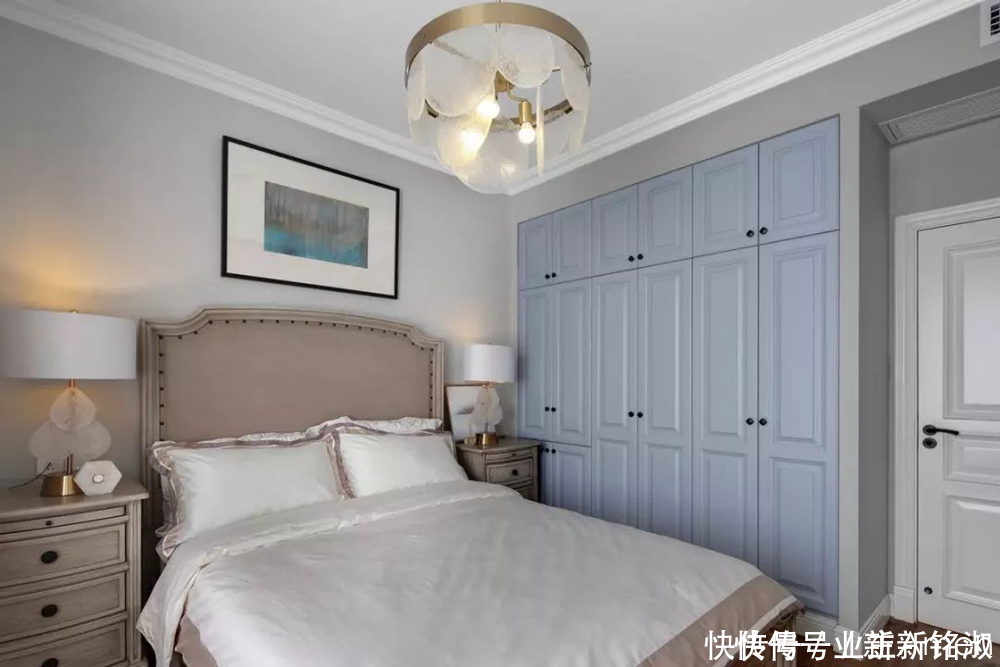 大房型想设计美式轻奢风格，187平的大平层这样设计，优雅高品质