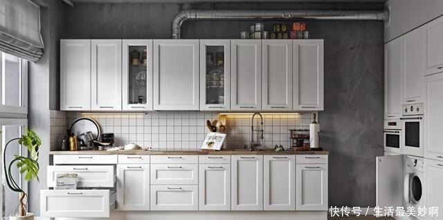 橱柜|一套漂亮的橱柜,足以惊艳整个厨房,那些好看又实用的橱柜设计!