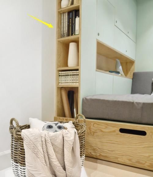 衣帽间|床四周留空30公分，别说书房连衣帽间都有了，小户型装修教科书！