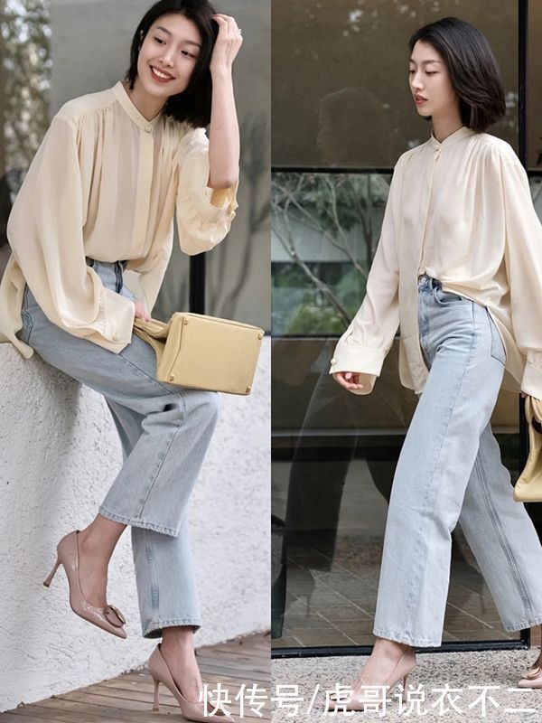 气质与身高无关，想要靠穿搭出奇制胜快看她，每一套都好优雅大气