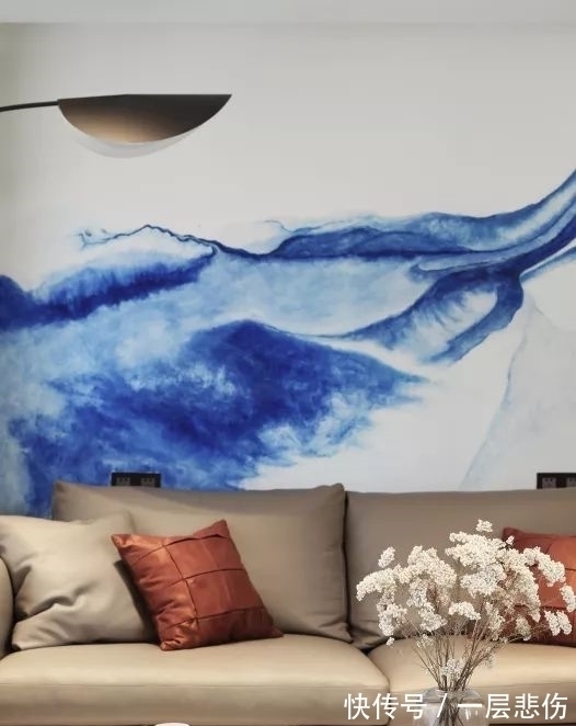 舒适|140㎡现代简约,简约空间里的一抹蓝,华丽舒适有档次