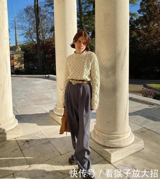 常见|女生穿针织衫原来那么好看!3种常见款式,怎么搭配都不愁