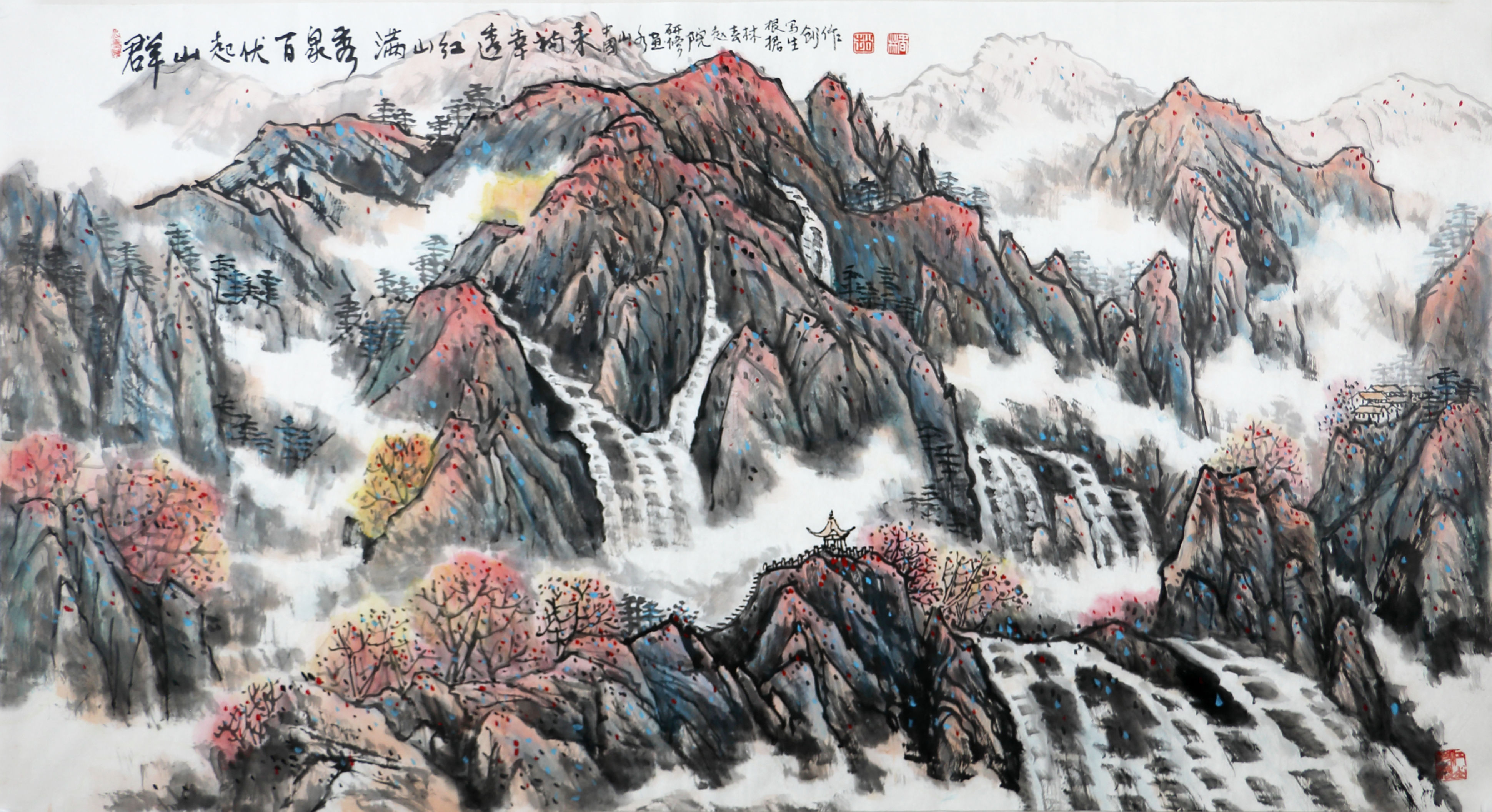 赵春林|著名山水画家——赵春林山水作品欣赏