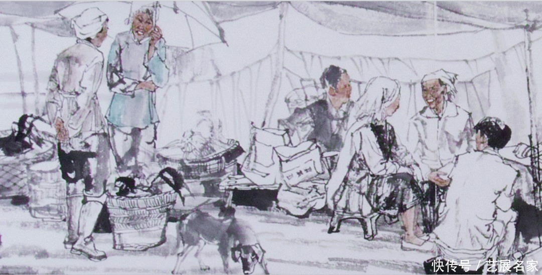 白裤瑶|【艺展中国】孙龙超民族人物手卷作品欣赏