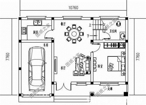 卧室|适合农村75平宅基地的自建房图，总有一款是你的心头好