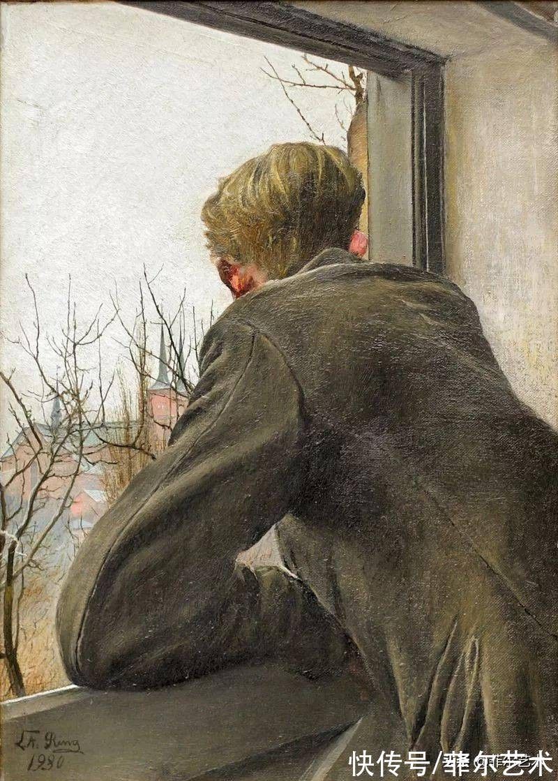 罗斯基勒·峡湾的夏日&丹麦不止有艺术大师哈默修依,画家LA Ring开创了象征主义的绘画