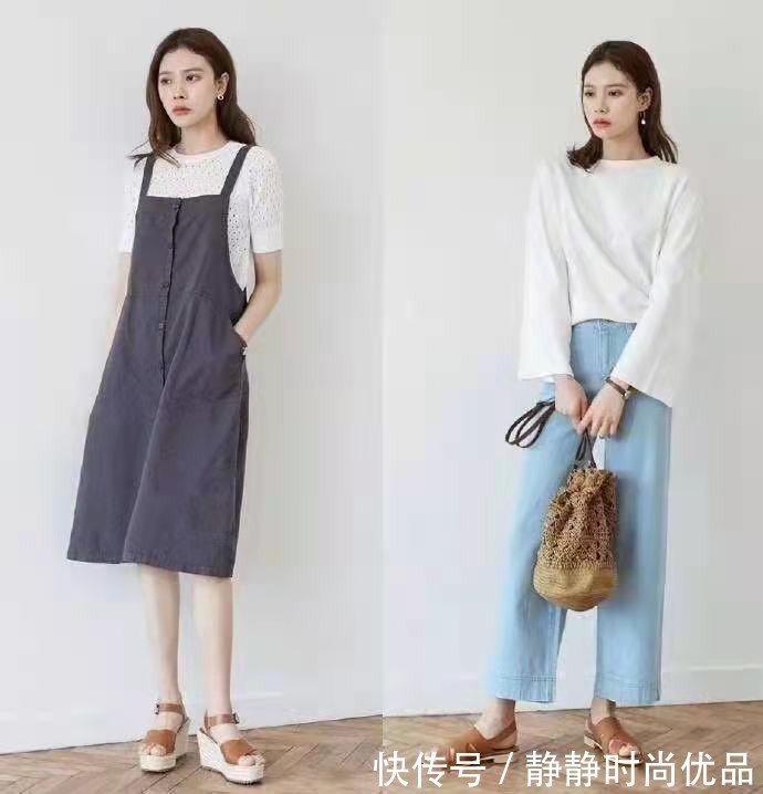 简约 早秋的裙子、裤子穿搭：干净简约好学，女人们赶快get起来吧