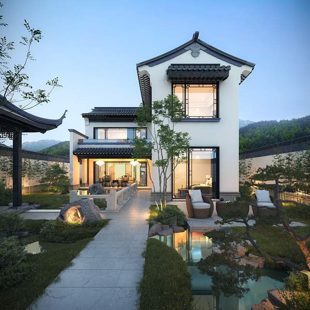 小别墅|这几套农村二层小别墅,经济适用布局好,高端又实用