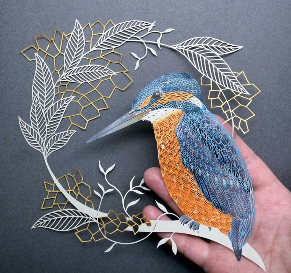  作品|一张纸，也可以雕出艺术，玩到极致，是创作人用心的美！