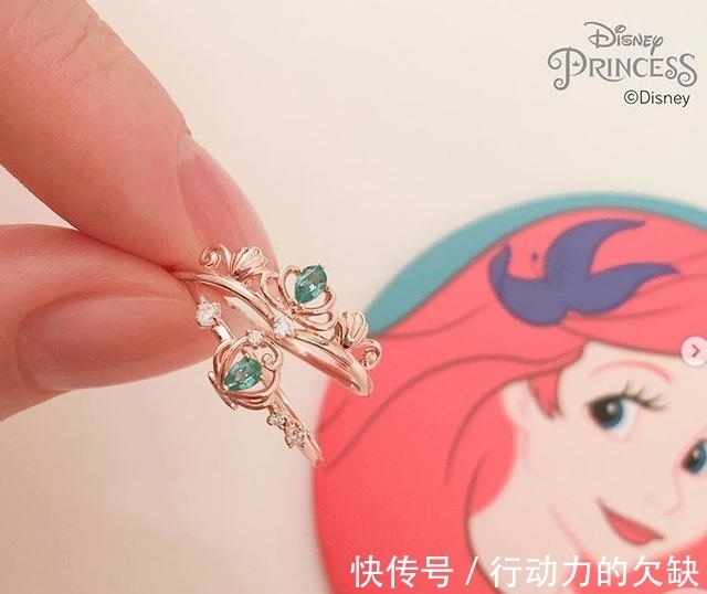 白雪公主 最美闺蜜戒!南韩联名「公主皇冠戒指」贝儿玫瑰水钻好浪漫