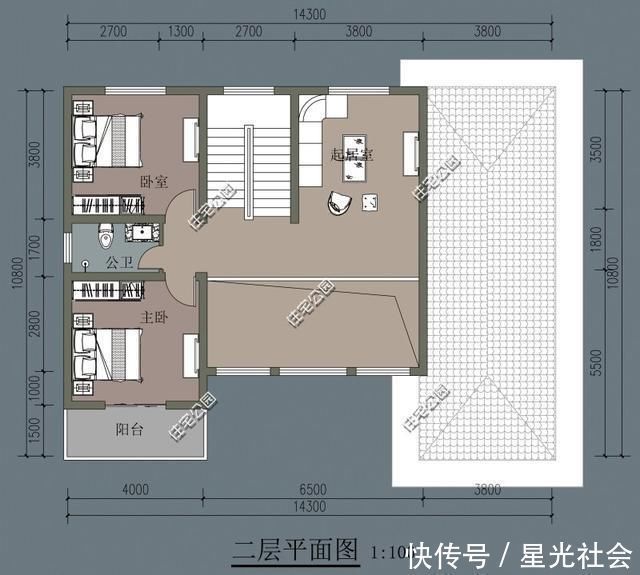 住宅|农村建房,开间14米进深10米、坐北朝南,能建什么样的别墅
