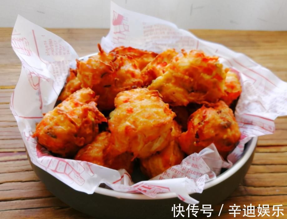 萝卜|炸萝卜丸子，老一辈人经常用的方法，丸子不吸油，酥脆鲜香软韧