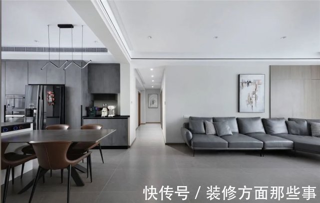 深色|155㎡简约风,承载着三代人的生活,不花哨让家务少一半