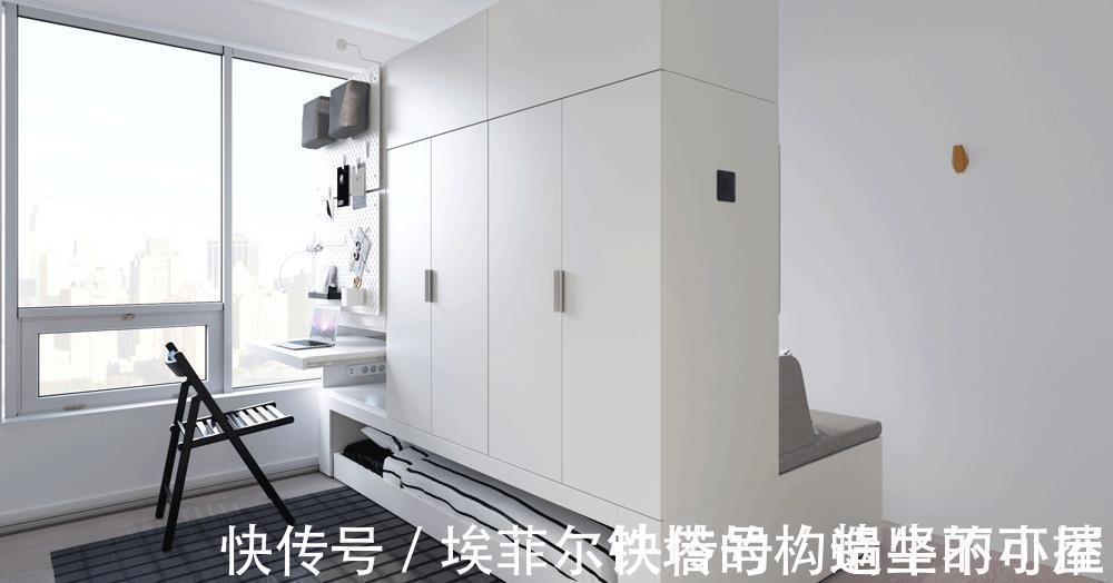 合并|“去客厅化”+“去卧室化”功能合并,凭借一招,让小户型省2间房