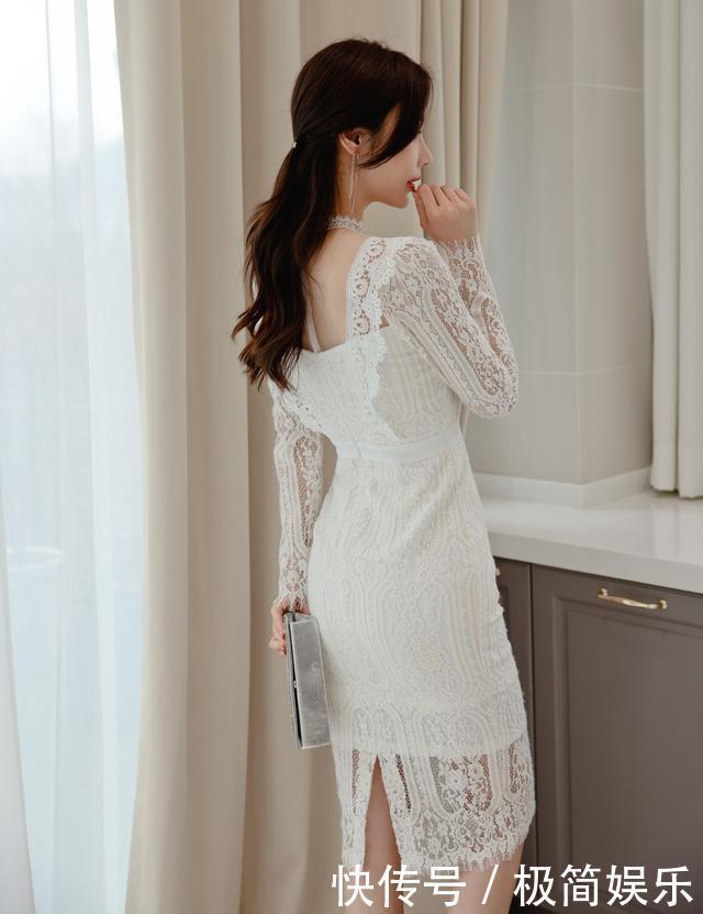 文雅|琉璃花纹雪纺透气双层连衣裙,打造清凉文雅气质