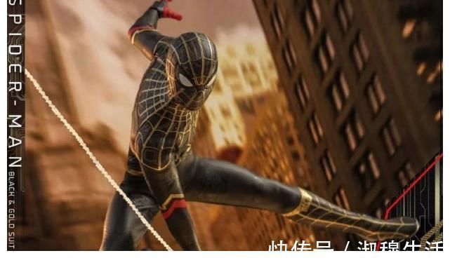 斯塔克|蜘蛛侠会魔法了?《蜘蛛侠:英雄无归》黑金战衣曝光