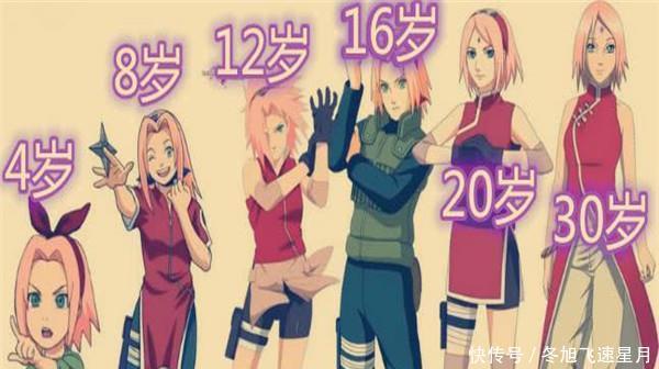 鸣人|火影第七班30年颜值进化史,卡卡西发量堪忧,小樱是冻龄女神!