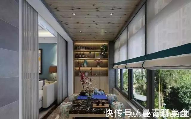 洗衣机|老公只是把阳台这样一改,瞬间多出一间半房,真是太聪明了