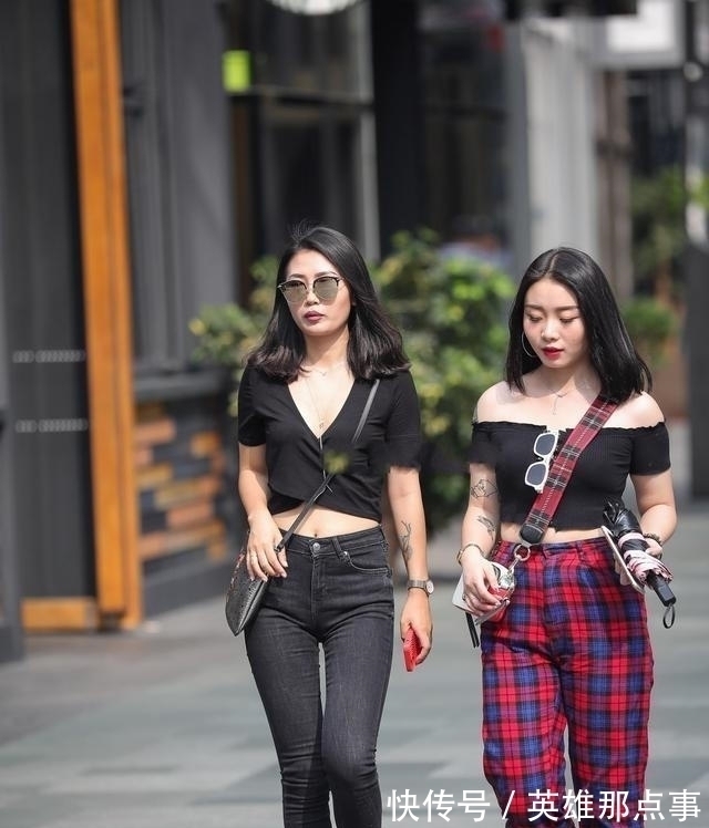 时尚 鲜艳色调的打底裤穿搭，用心搭配才不会平庸，清凉时尚