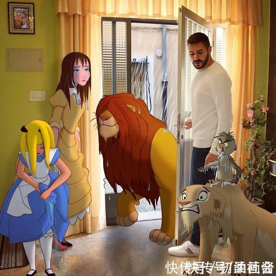 塞缪尔|他将迪士尼动画明星“请”进家门,一系列小插曲,令人捧腹
