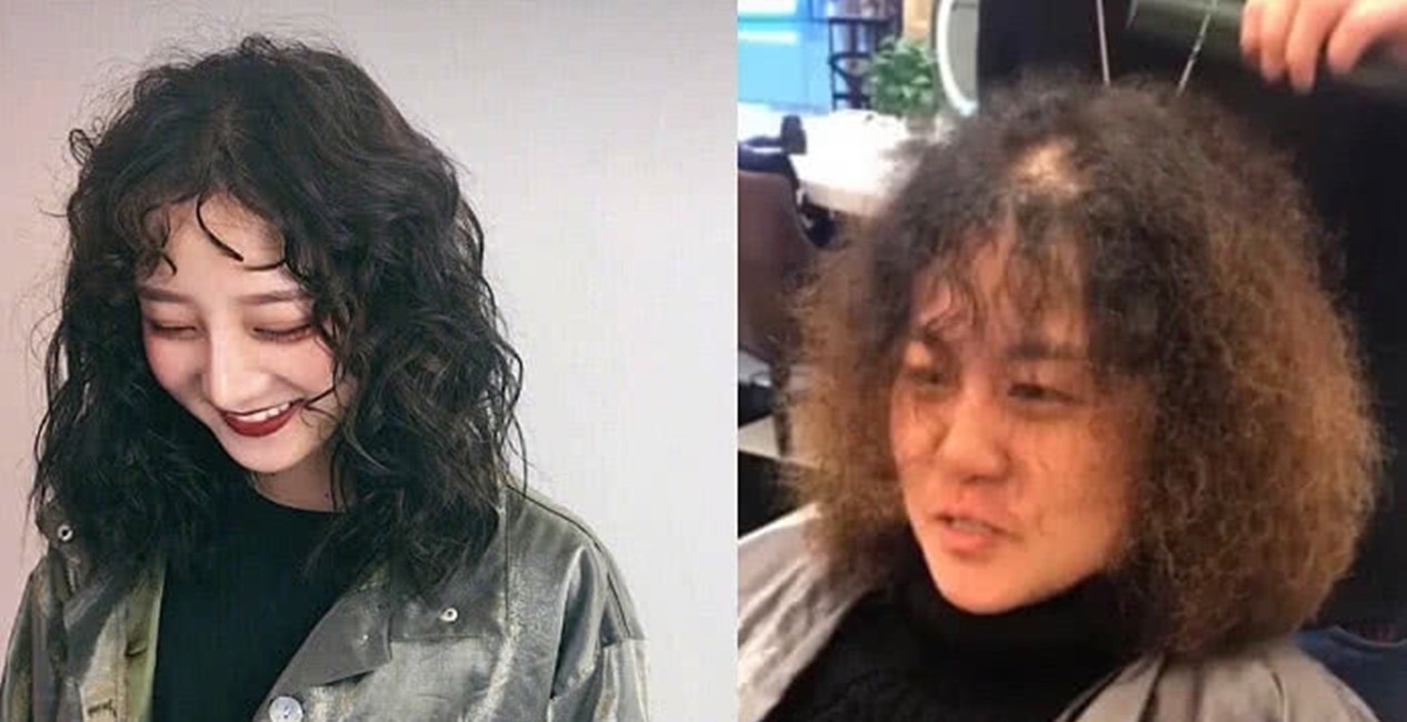 女生 想象中的发型VS实际中的发型,看完对比照后,且烫且珍惜!