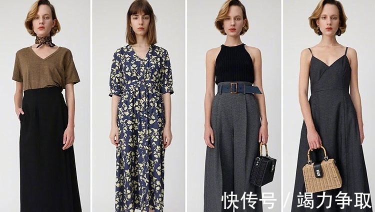 黑+白 女人职场穿搭无需太过用力,简约大气的“素色”就能让你气质备升