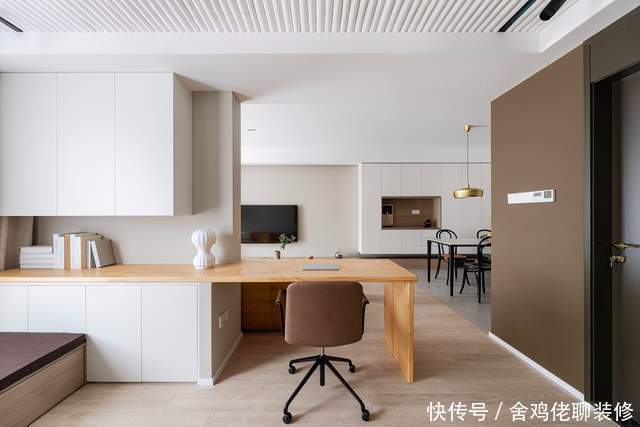 场面|87㎡小三居也有大开间,这才是家中的高级场面,简约而不简单