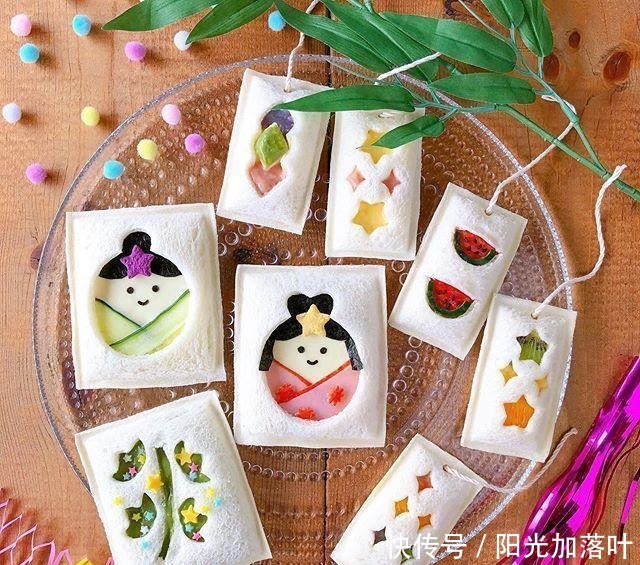 三明治|这么可爱的圣诞节三明治你舍得吃吗学习了!