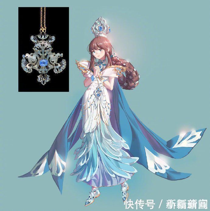 项链|发卡、耳环也能变美少女？这位画师脑洞太大，什么都能拟人化